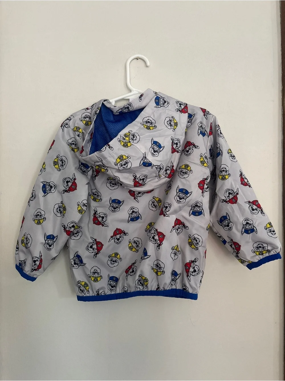 Paw Patrol Nickelodeon Toddler Windbreaker Size 3T